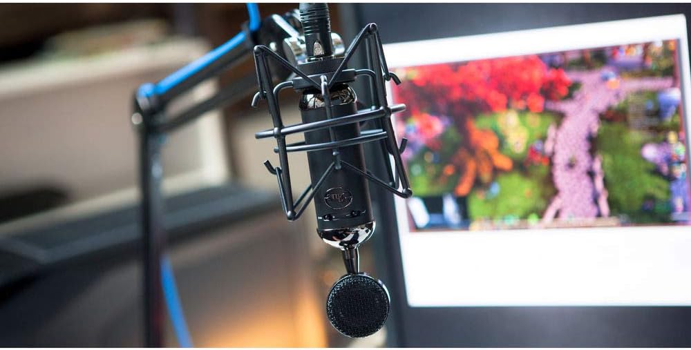 Condenser Microphone Bundle with Audio Interface, Headphone, Mic Stand & XLR Cable M87645