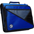 Case•it, Universal, 2" O-Ring Zipper Binder, with 13" Tablet Pouch, Assembled Product Height 13", Blue, LT-007