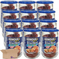 95% Fat Free Sliced Dried Beef Value Pack | Bundled by Tribeca Curations | 4.5 Ounce | Pack of 12