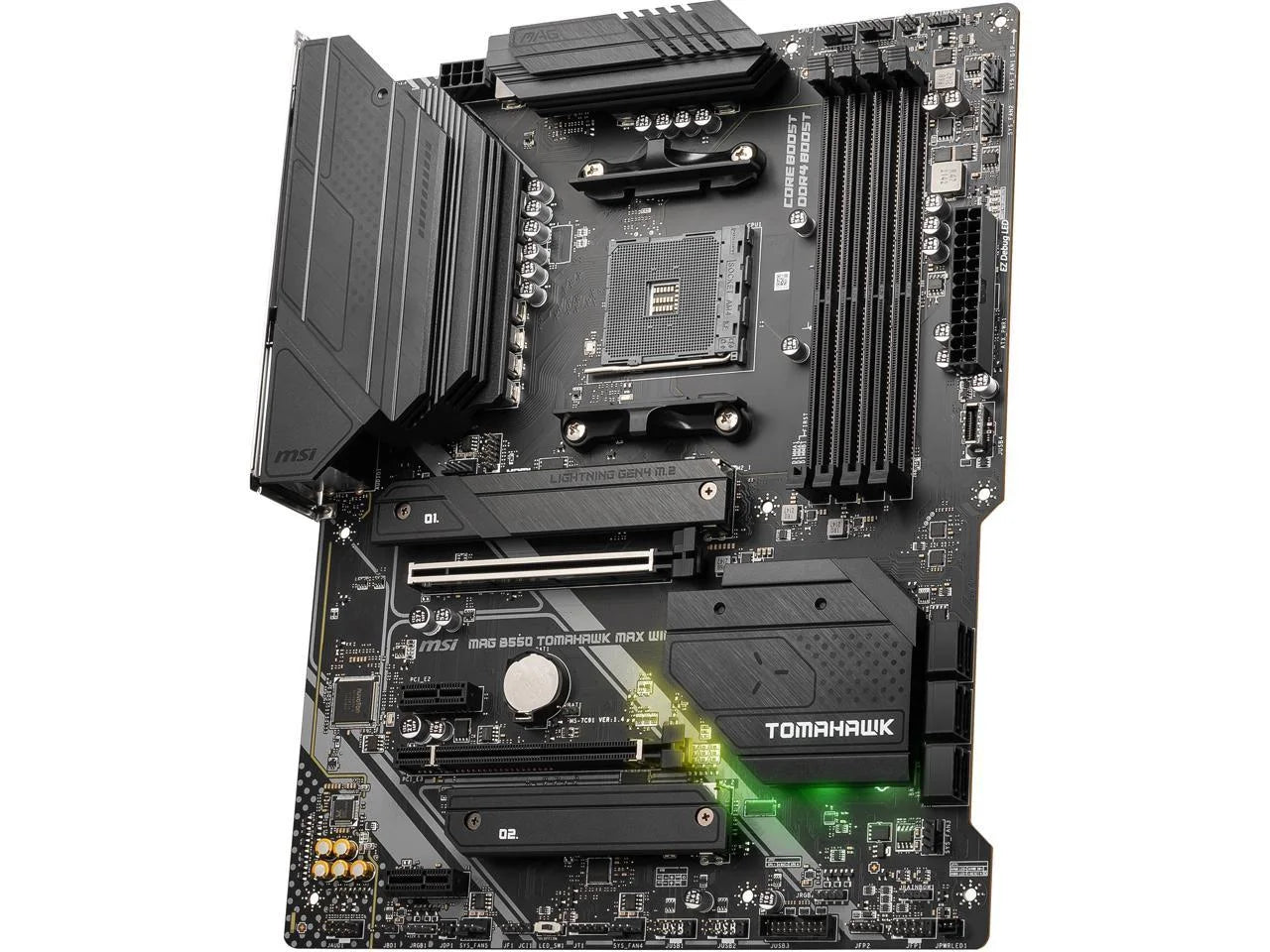 Gaming Motherboard AMD AM4 DDR4 PCIe 4.0 ATX Wi-Fi 6E Y313