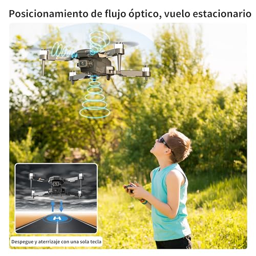 Drone with 2.4" Screen, Brushless Motor FPV Camera for Adults L455558
