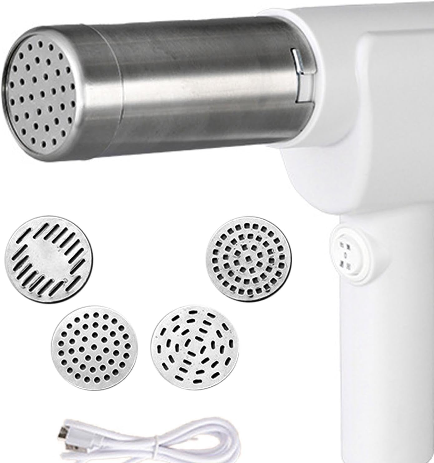 Handheld Electric Pasta Maker with 5 Heads for Colorful Noodles R953462
