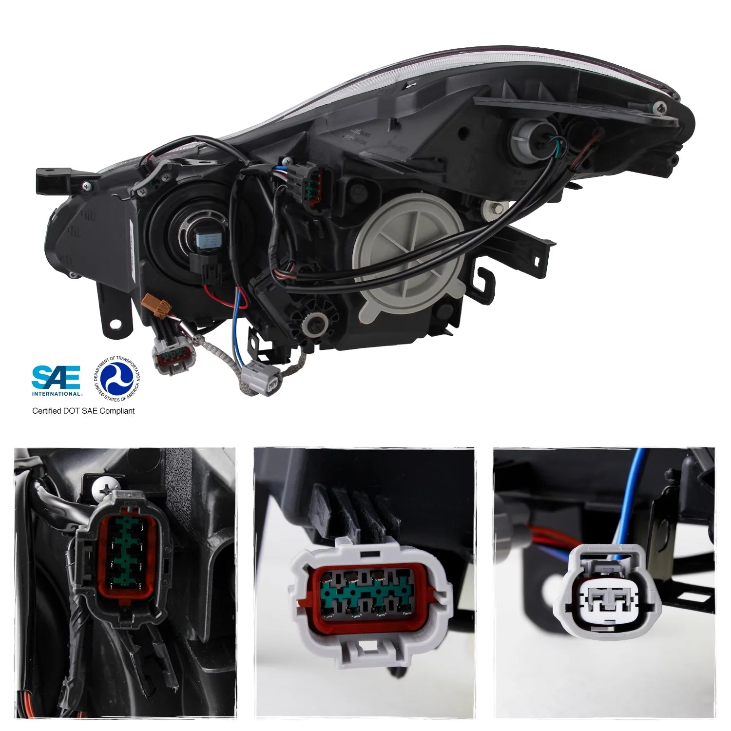 Projector Headlight Passenger Right for Infiniti EX35 QX50 R123569