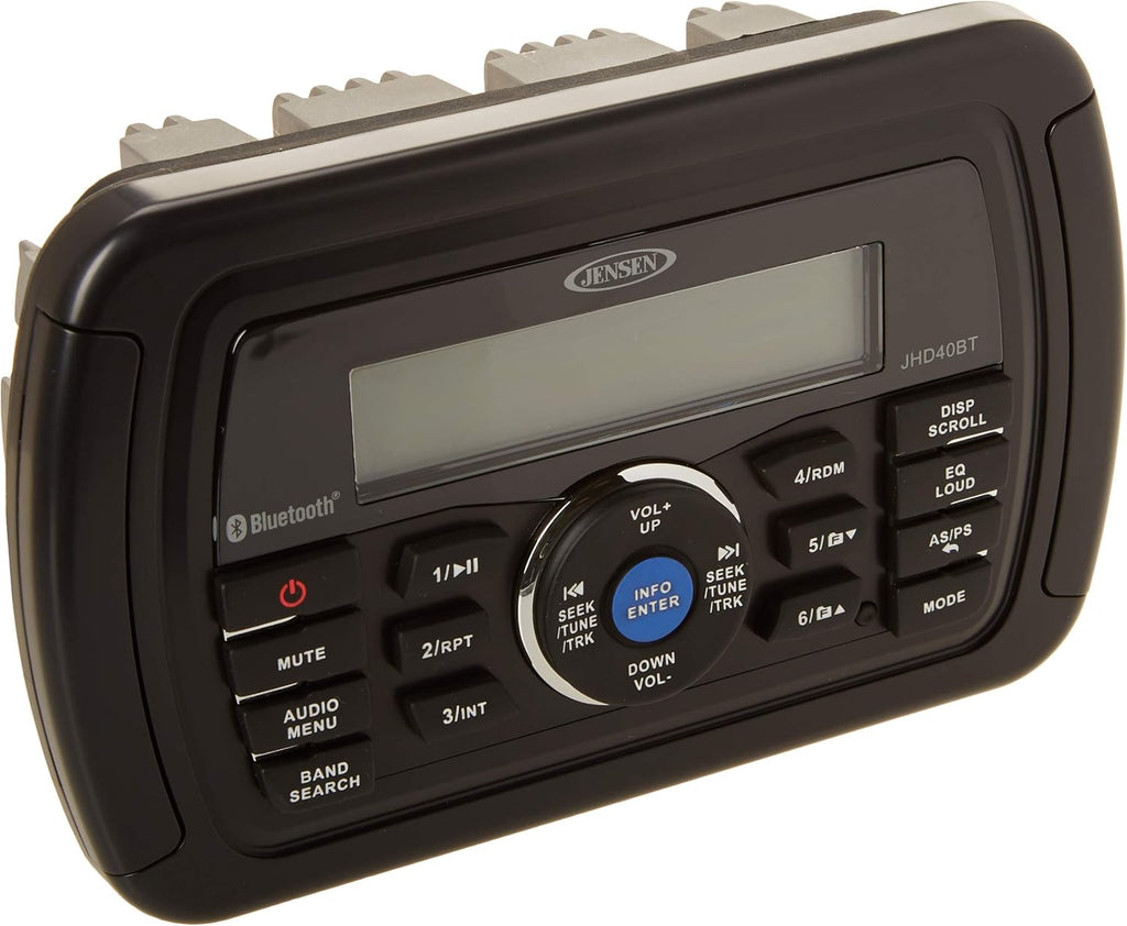 Jensen JHD40BT Bluetooth Radio (Stereo), Black
