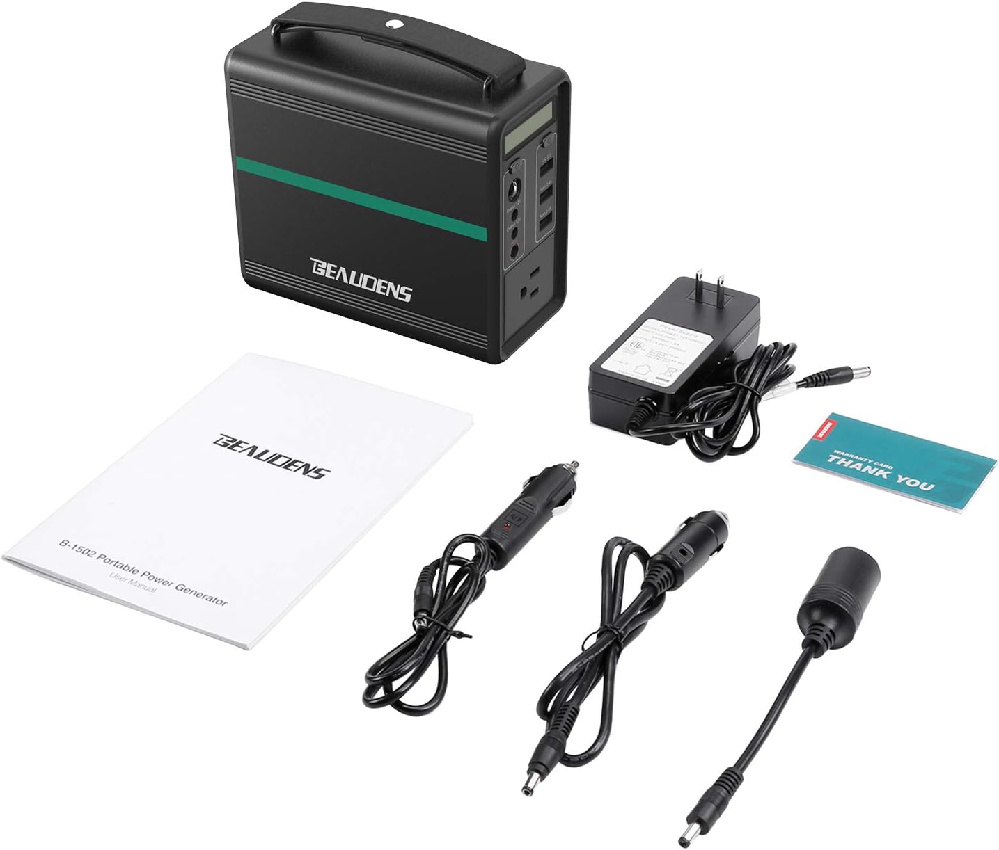 Portable Power Station 166Wh LiFePO4 Solar Generator 150W S868463