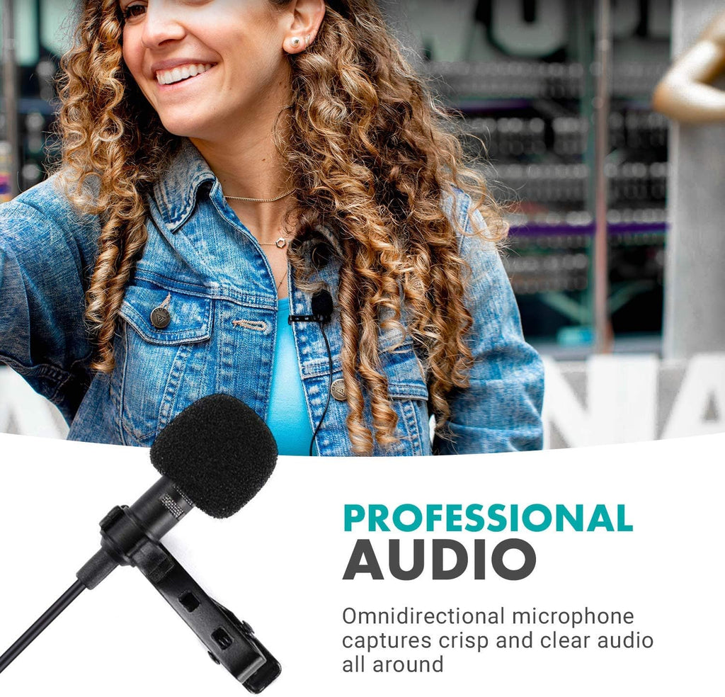 Wireless Lavalier Microphone System for DSLR Cameras G83024