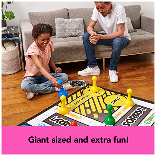 Giant Edition Family Board Game with Oversized Gameboard Cards Spinner U7841
