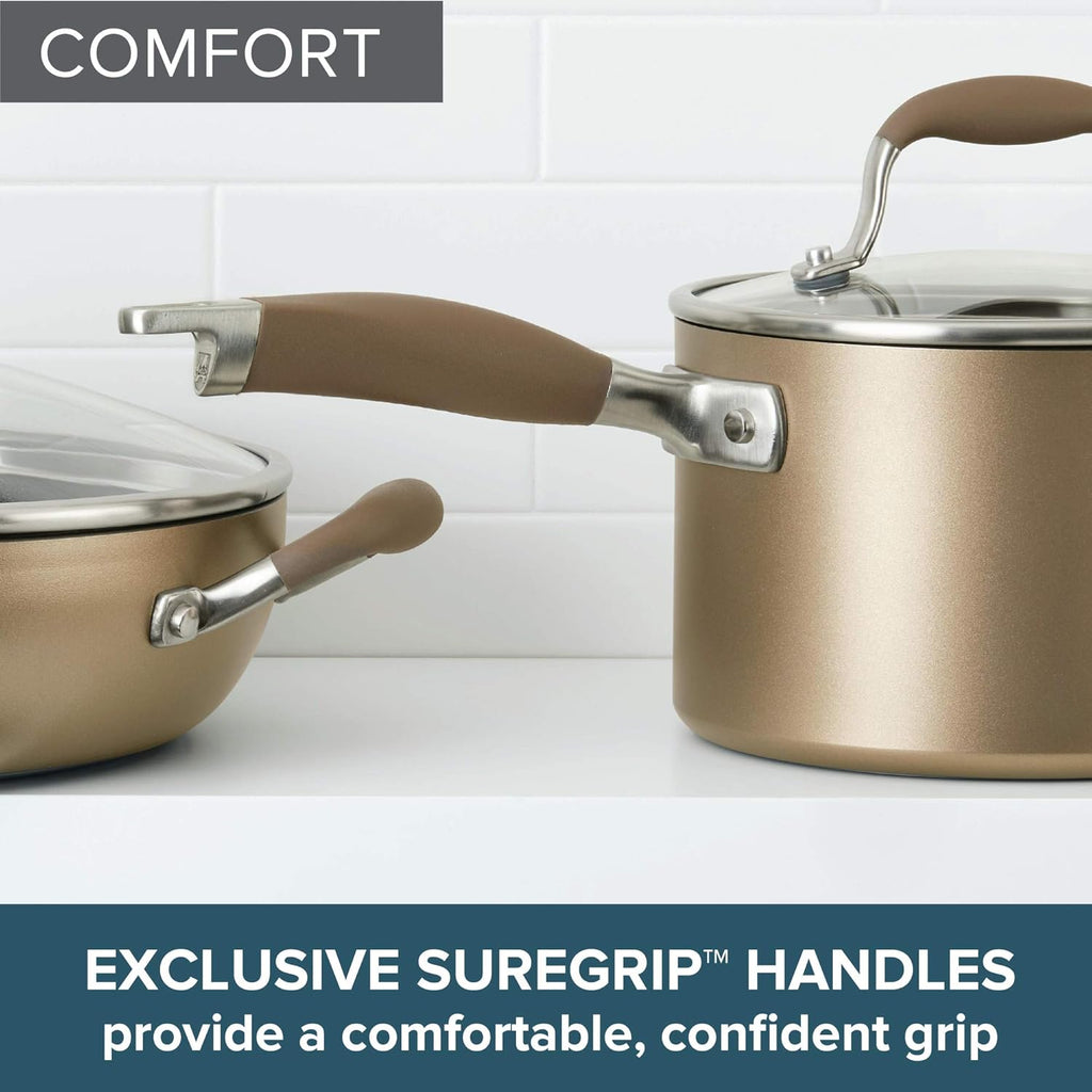 Nonstick Sauté Pan with Helper Handle, 5-Quart J87691