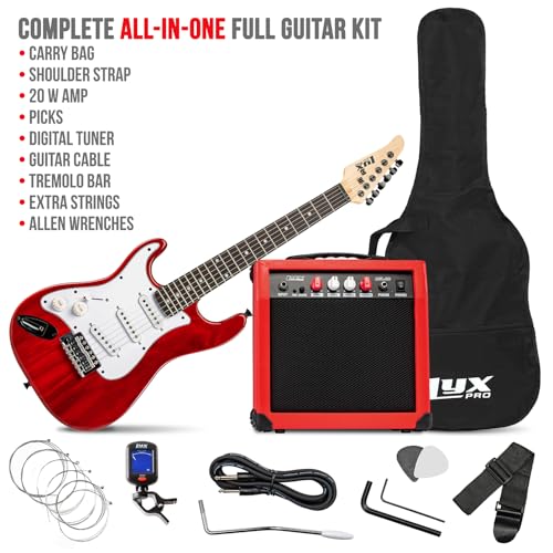 3/4 Size Electric Guitar Kit for Kids with Amp and Accessories V60944