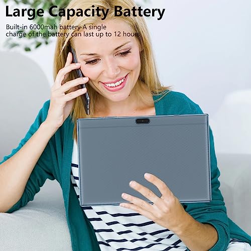 10 Inch Android 14 Tablet with Keyboard, 8GB RAM, 64GB Storage H38978