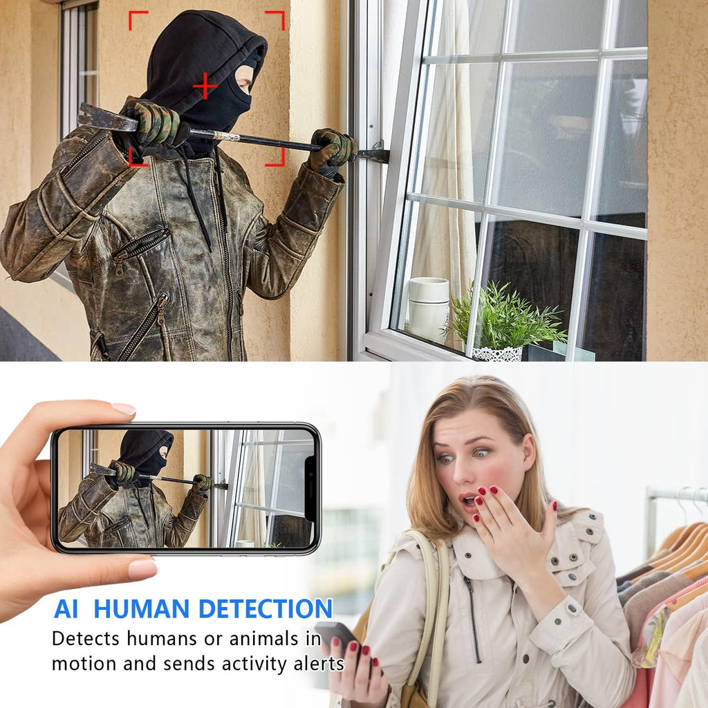 Mini WiFi Camera 1080P Wireless Nanny Cam with Night Vision and Motion Detection O407