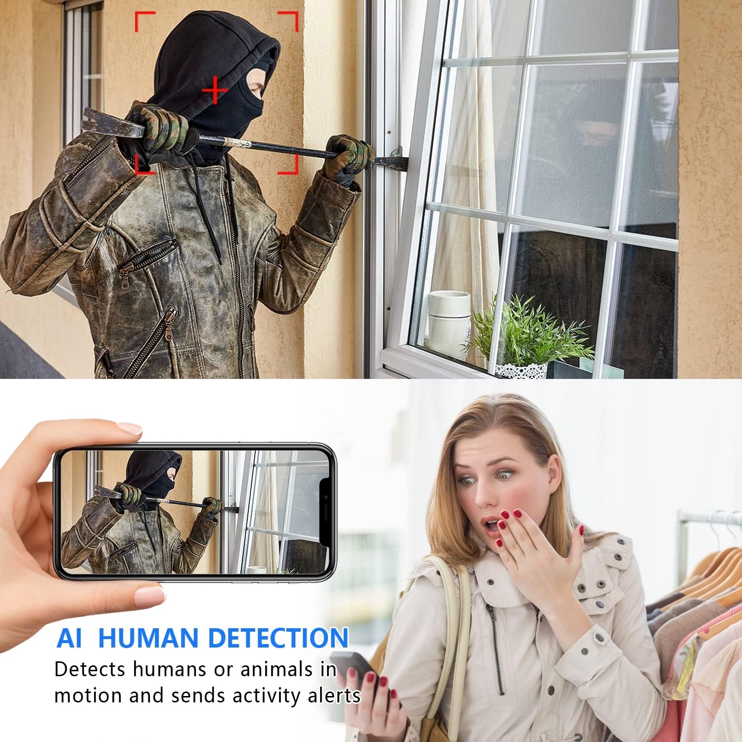 Mini WiFi Camera 1080P Wireless Nanny Cam with Night Vision and Motion Detection O407