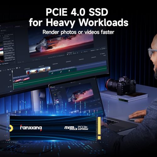 NVMe SSD 500GB PCIe 4.0 M.2 2280 Internal Solid State Drive E32479