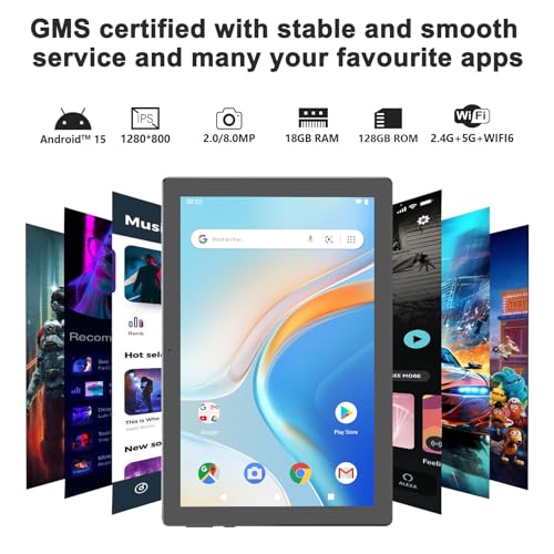 10 inch 2 in 1 Tablet with Keyboard Mouse Case Stylus, 8GB+64GB, IPS Touch Screen G53405