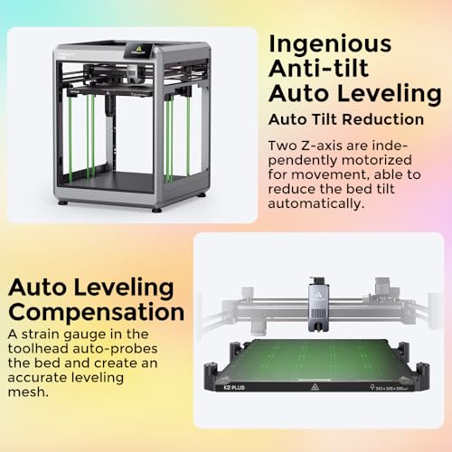 3D Printer with Multi Color Printing, 600mm/s Speed, 350℃ Direct Drive Extruder T366518