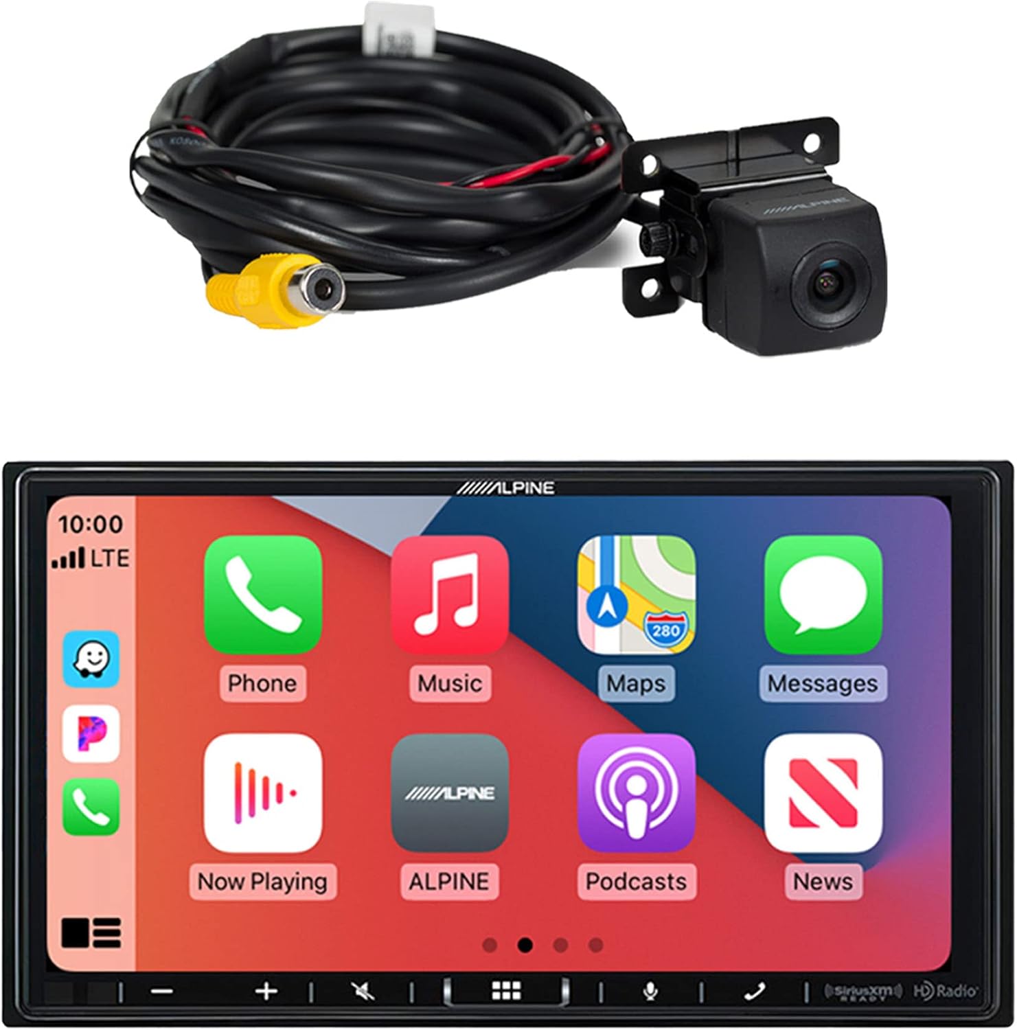 Alpine ILX-407 7-inch Multimedia Receiver with HCE-C114 Back Up Camera