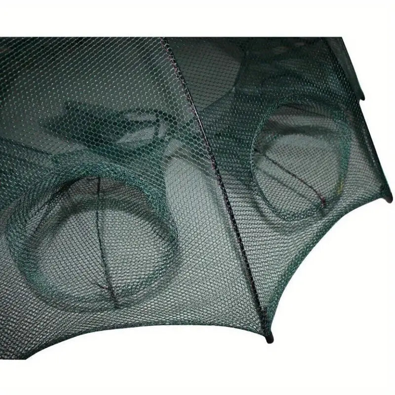 Nylon Foldable Cast Dip Cage Fishing Bait Trap X1370
