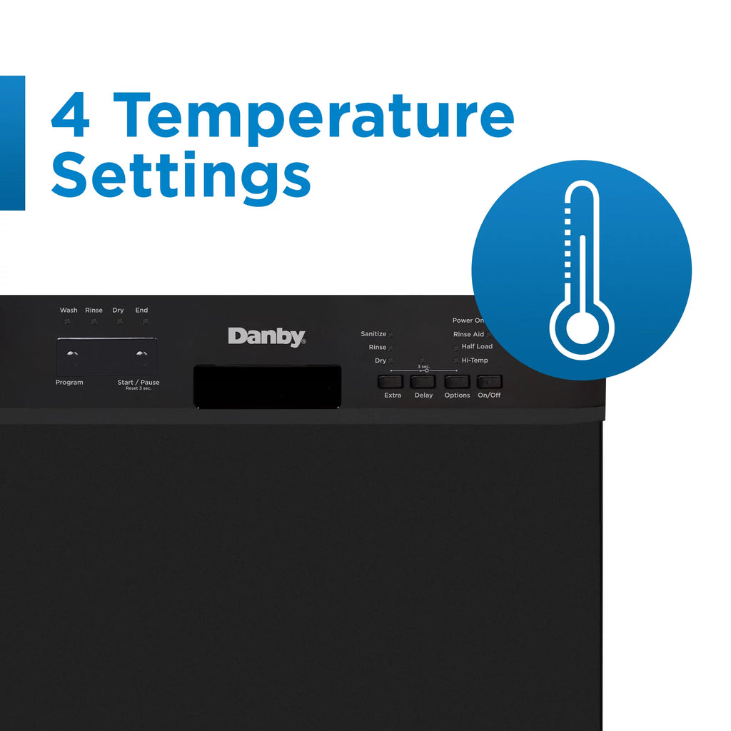 18" Built-in Dishwasher in Black Y3012