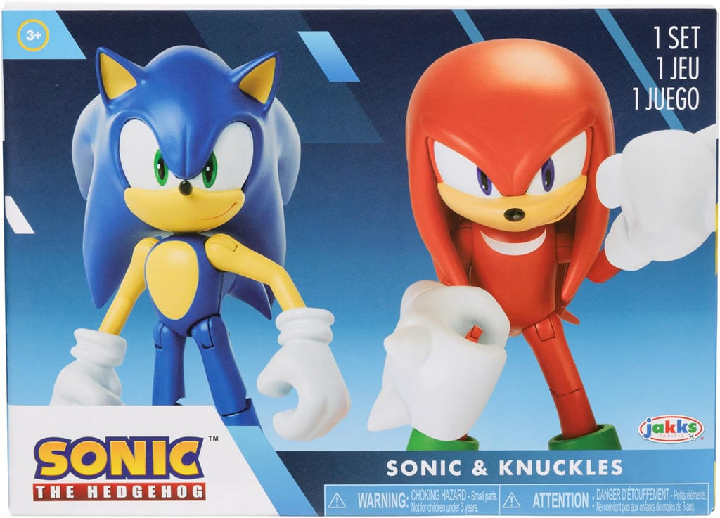 Sonic 4" Figure 2 Pack Modern Sonic and Knuckles R48477