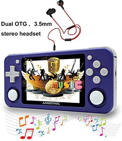 Handheld Game Console, 3.5 Inch IPS Screen, 64GB Storage Y62402