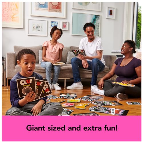 Giant Edition Family Board Game with Oversized Gameboard Cards Spinner U7841