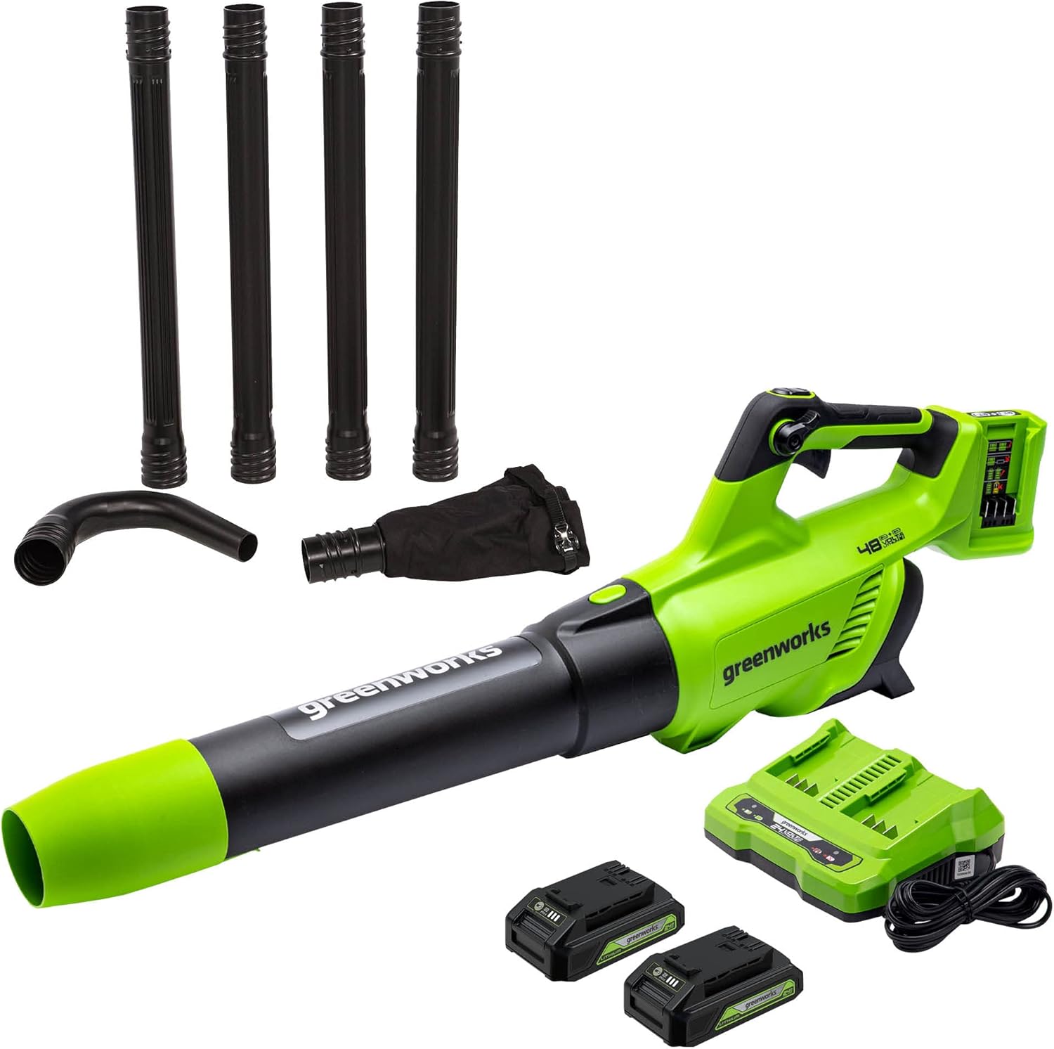 Cordless Axial Blower 125 MPH 515 CFM with 2 Batteries and Charger Z230