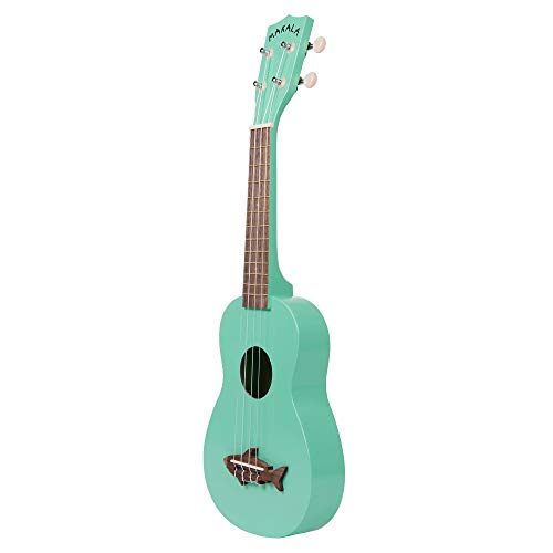 Soprano Shark Ukulele with Tuner and Polishing Cloth V354