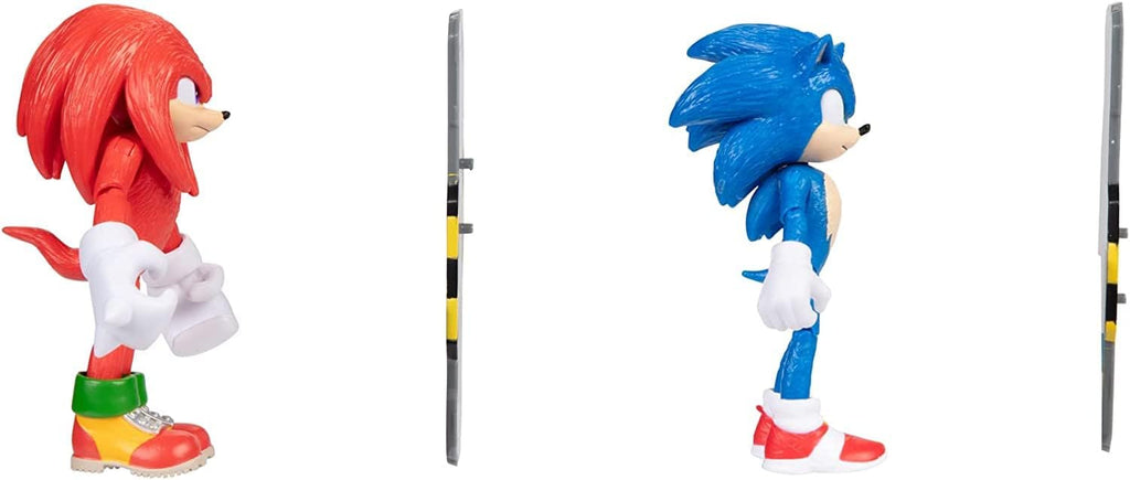 Sonic 2 Movie 4" Action Figure 2 Pack - Sonic & Knuckles I65678