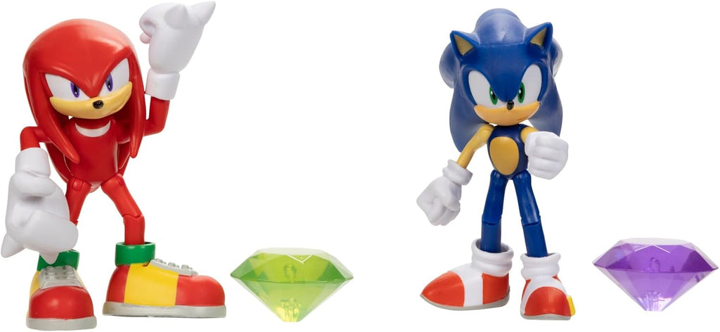 Sonic 4" Figure 2 Pack Modern Sonic and Knuckles R48477