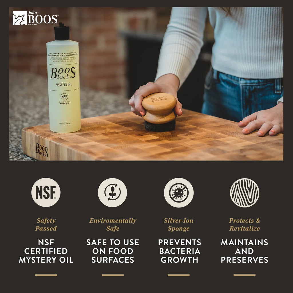 Cutting Board Care Oil and Applicator Set T8987