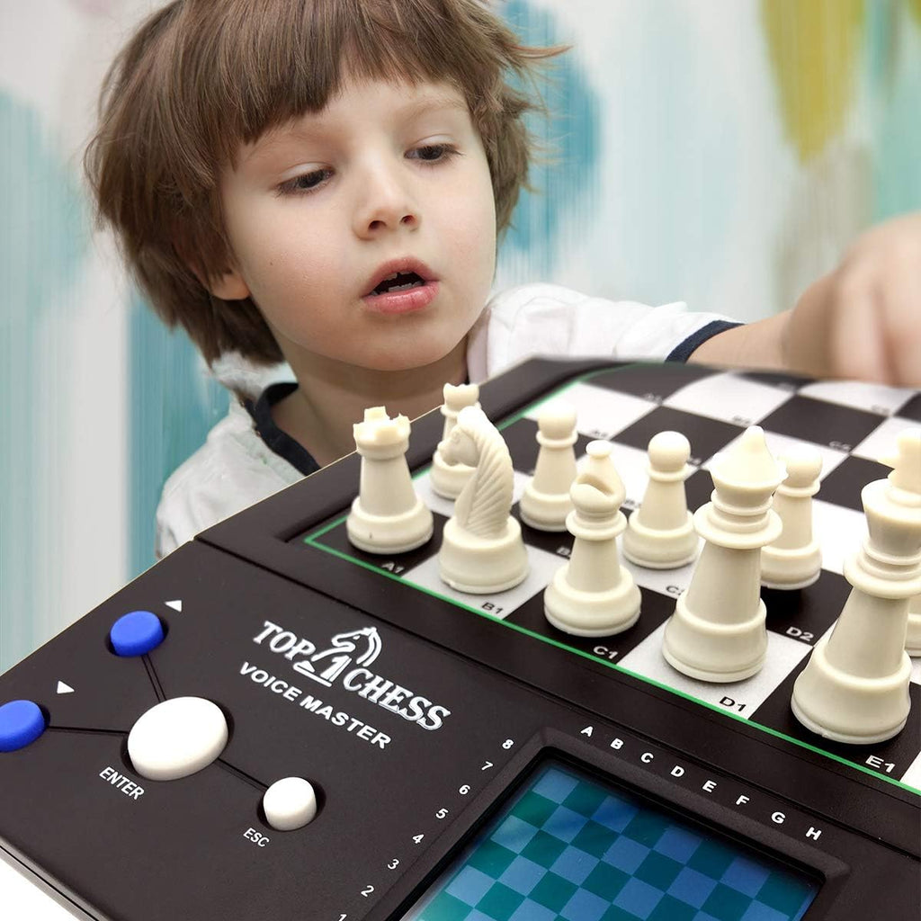 Electronic Voice Chess Academy 8 in 1 Computer Teaching System J297