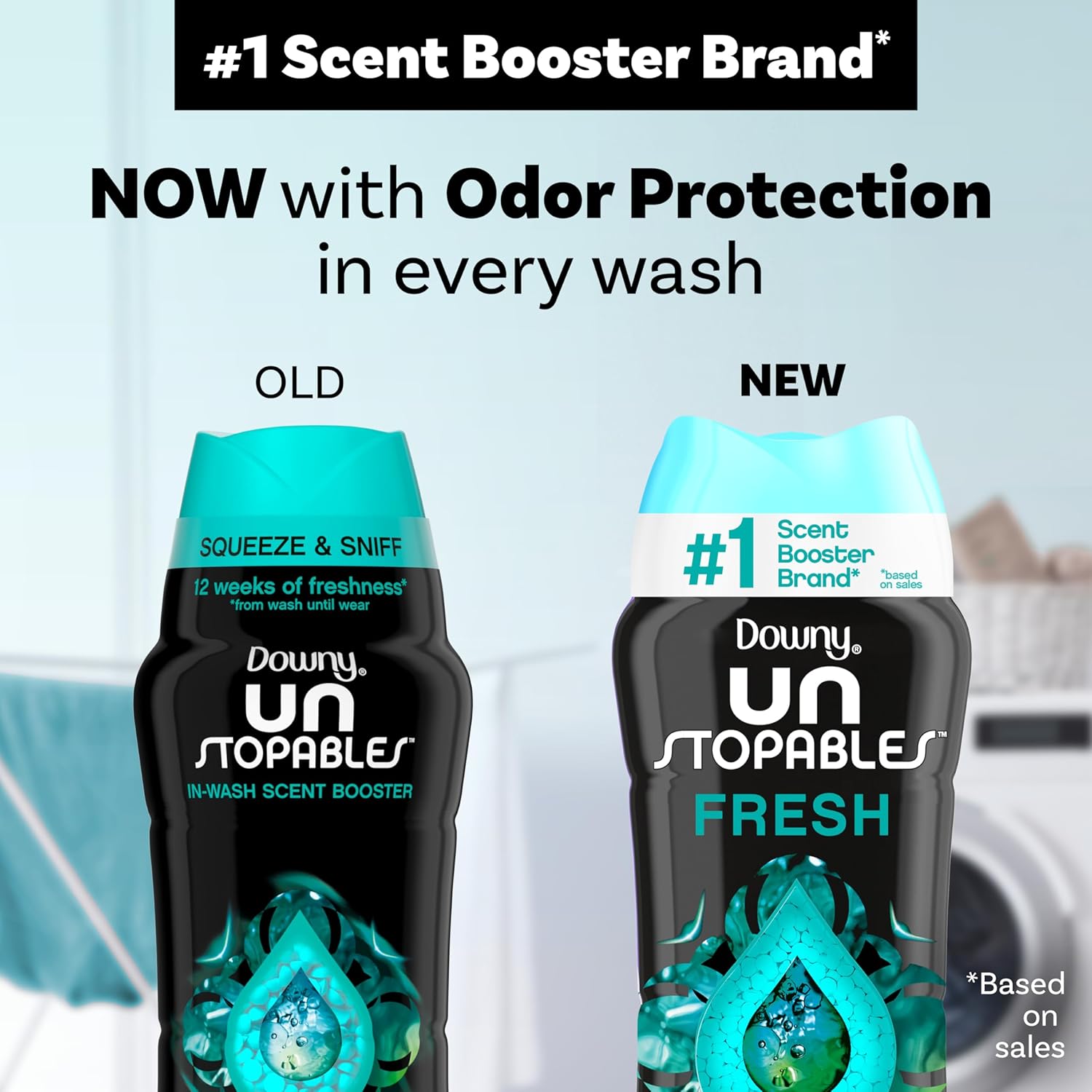In-Wash Laundry Scent Booster Beads, Fresh, 30.1 oz T318