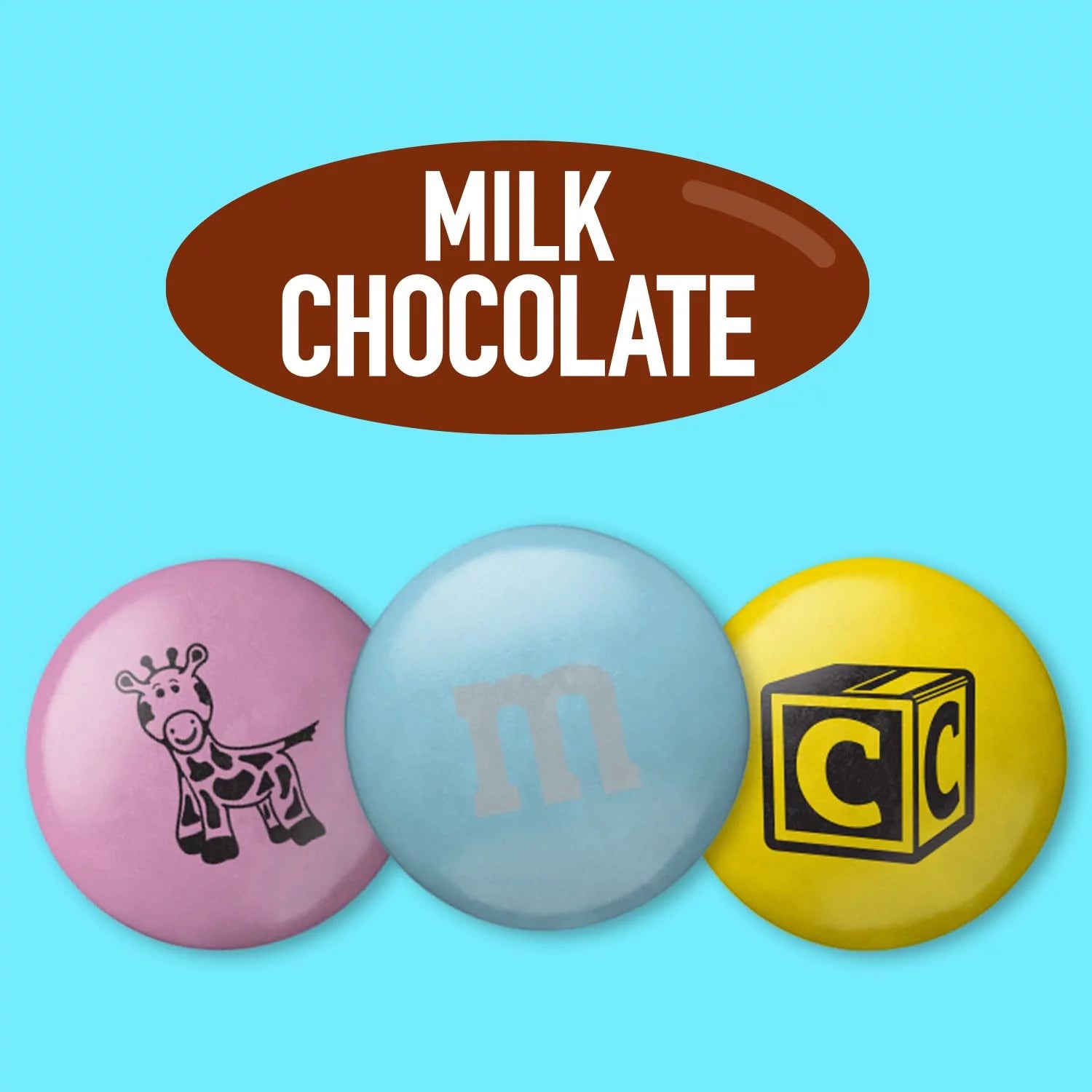 New Baby Milk Chocolate Candy - 5Lbs Bulk Candy for Baby Showers and Gifts D31057