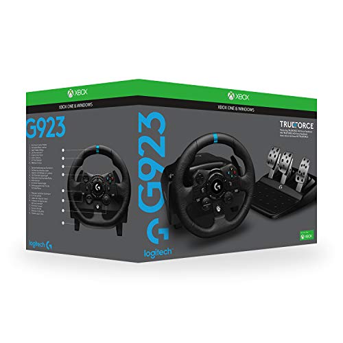 Racing Wheel and Pedals with Force Feedback, Gaming Steering Wheel for PS5, PS4, PC, Mac, Black W946