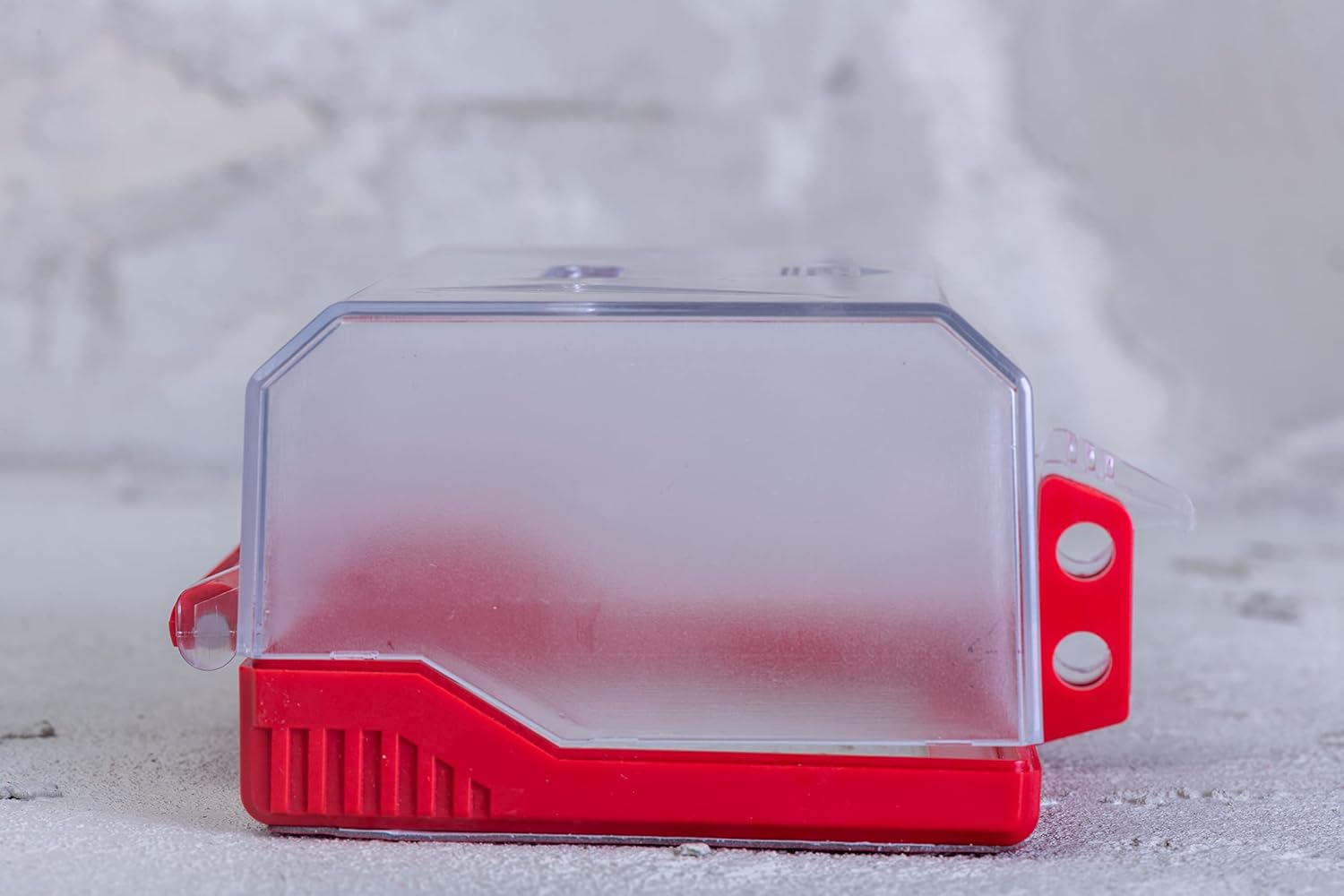 Emergency Stop Button Lockout, Rectangular, Transparent Cover, Pack of 2 F21861
