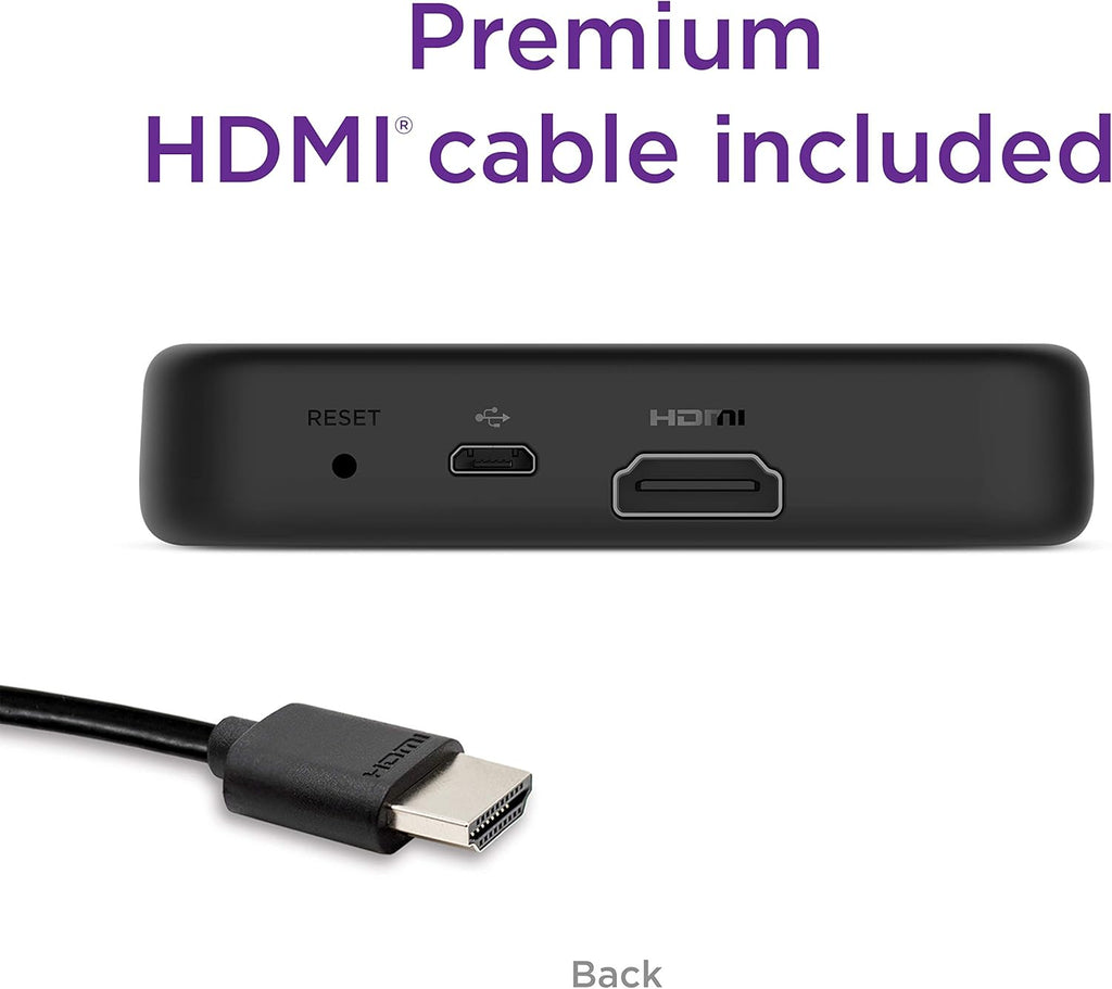 4K HDR Streaming Media Player with Remote and HDMI Cable Z987