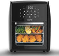 Caynel 8-in-1 Digital Air Fryer Oven 12.7 Qt Countertop Oven, Rotisserie, Dehydrator, Black