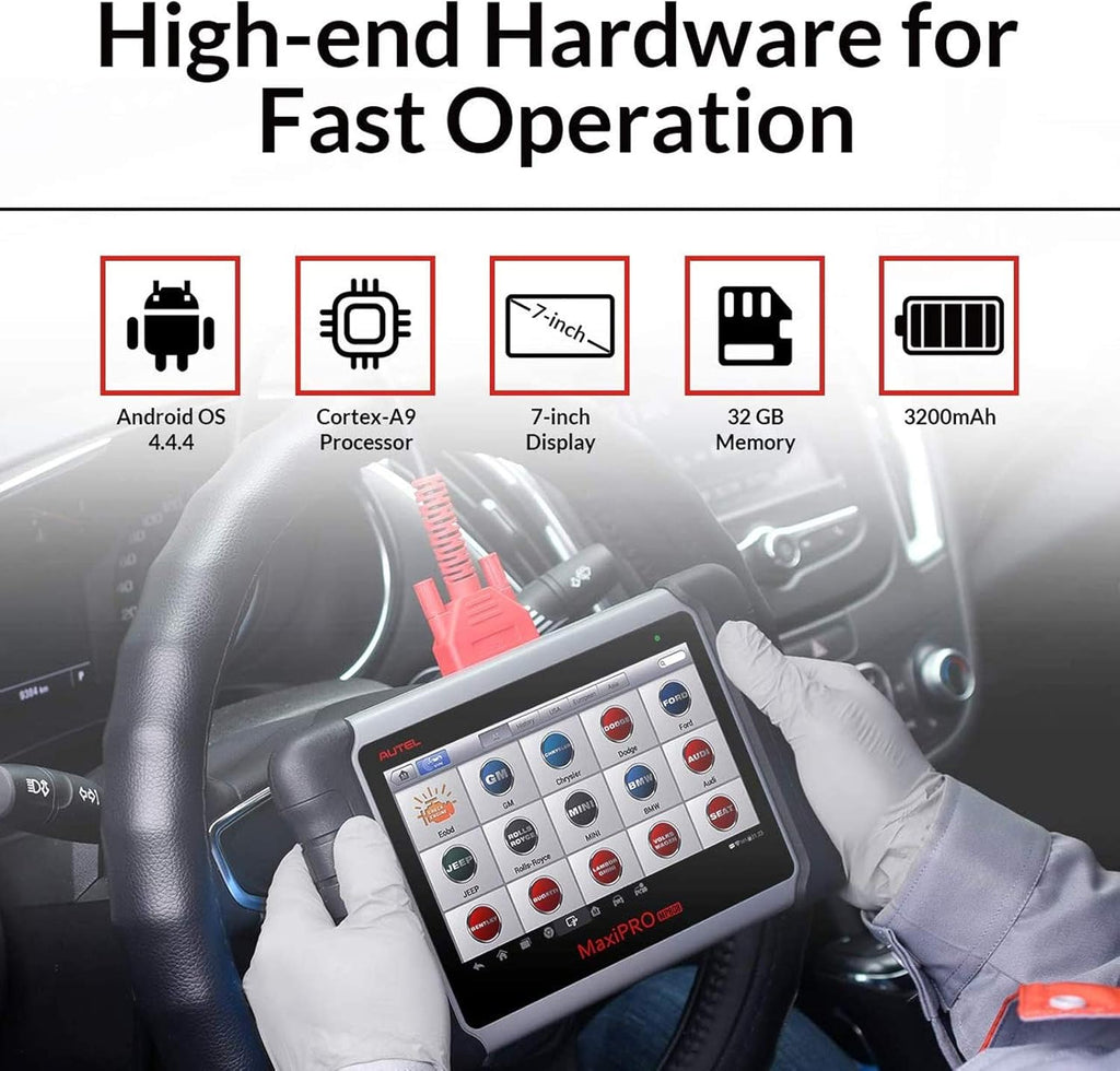 Autel MaxiPRO MP808TS, Full TPMS Service Diagnostic Scanner with 30+ Special Functions and Wireless BT Y8712