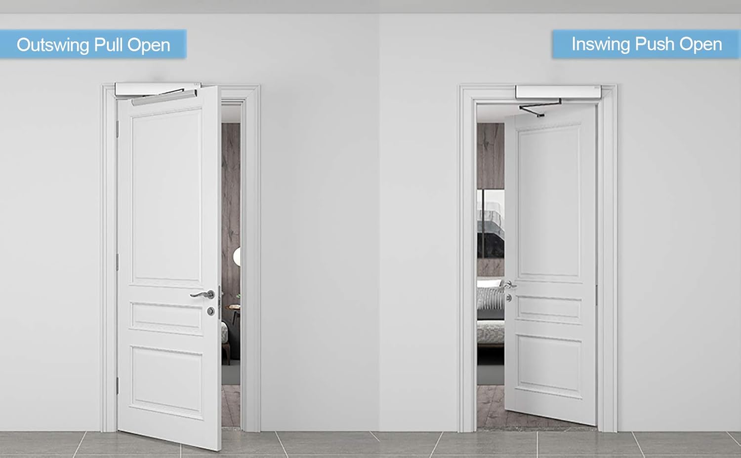 ADA Swing Door Operator with Stainless Steel Push Buttons P9121
