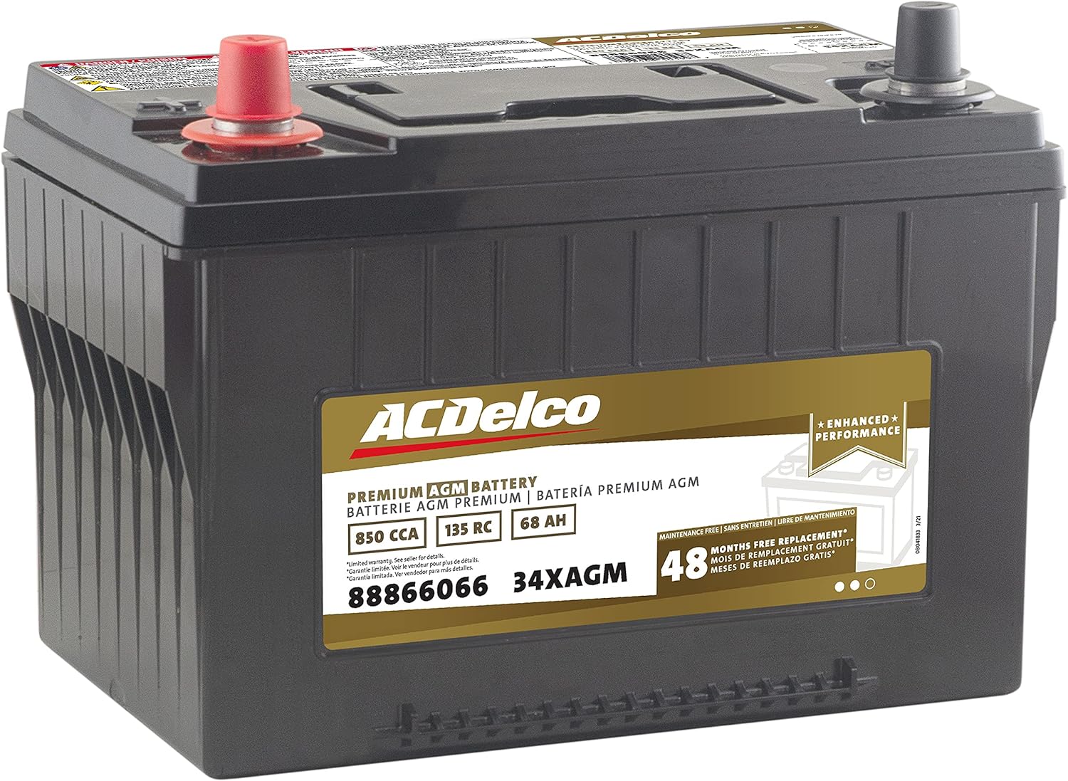 AGM BCI Group 34 Battery U4209