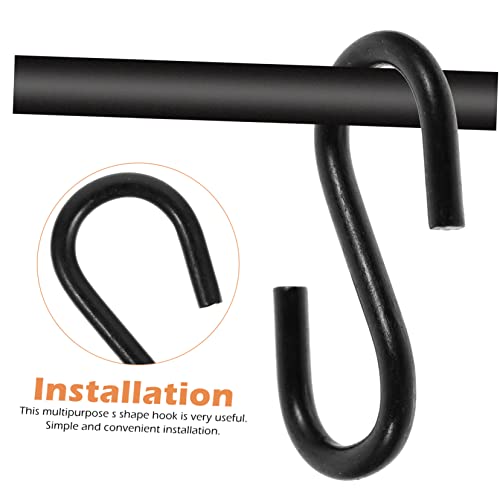 100pcs Metal S Hooks for Clothes Storage and Hanging R8998