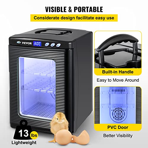 Reptile Egg Incubator 25L Digital Heating Cooling 5-60°C L2822