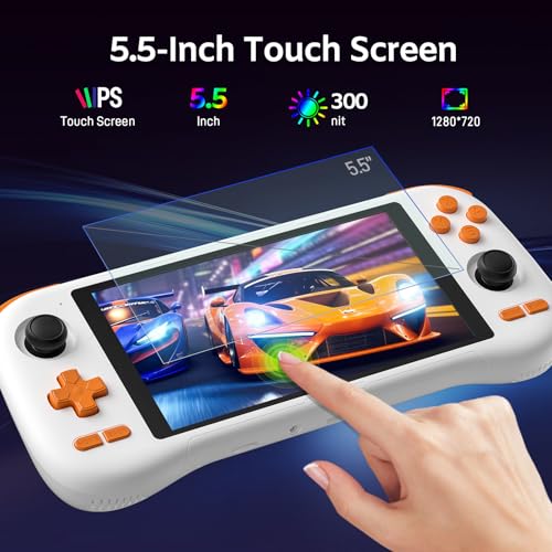 Retro Handheld Game Console with 7000+ Games, 5.5 Inch Touch Screen L12174