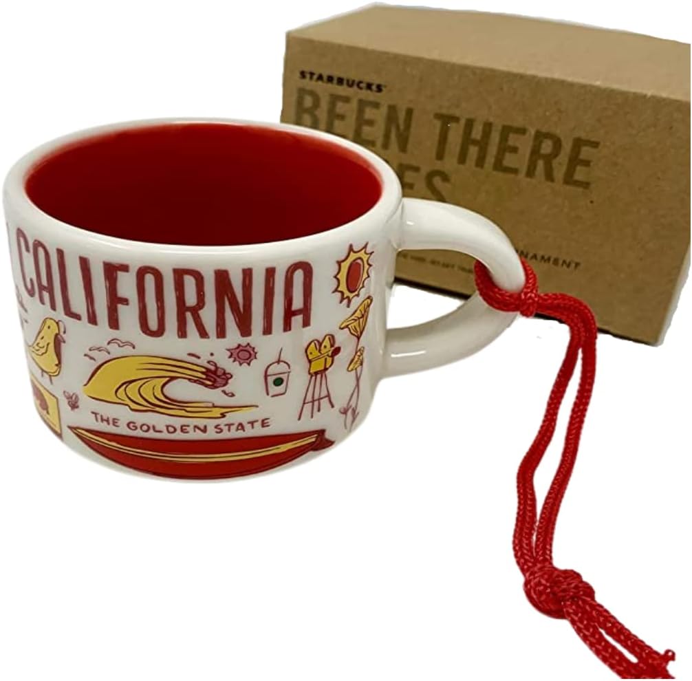 Starbucks California Been There Series Collection Ceramic Coffee Mug Demitasse Ornament 2 oz