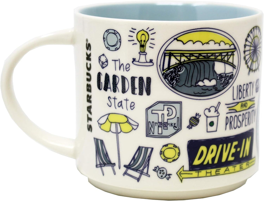 New Jersey Ceramic Mug, 14 Oz Q8186