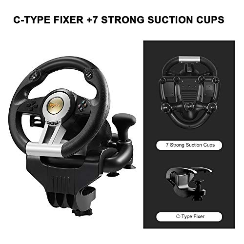 PC Racing Wheel with Pedals for PS3, PS4, Xbox One, Xbox Series X/S, Switch W864