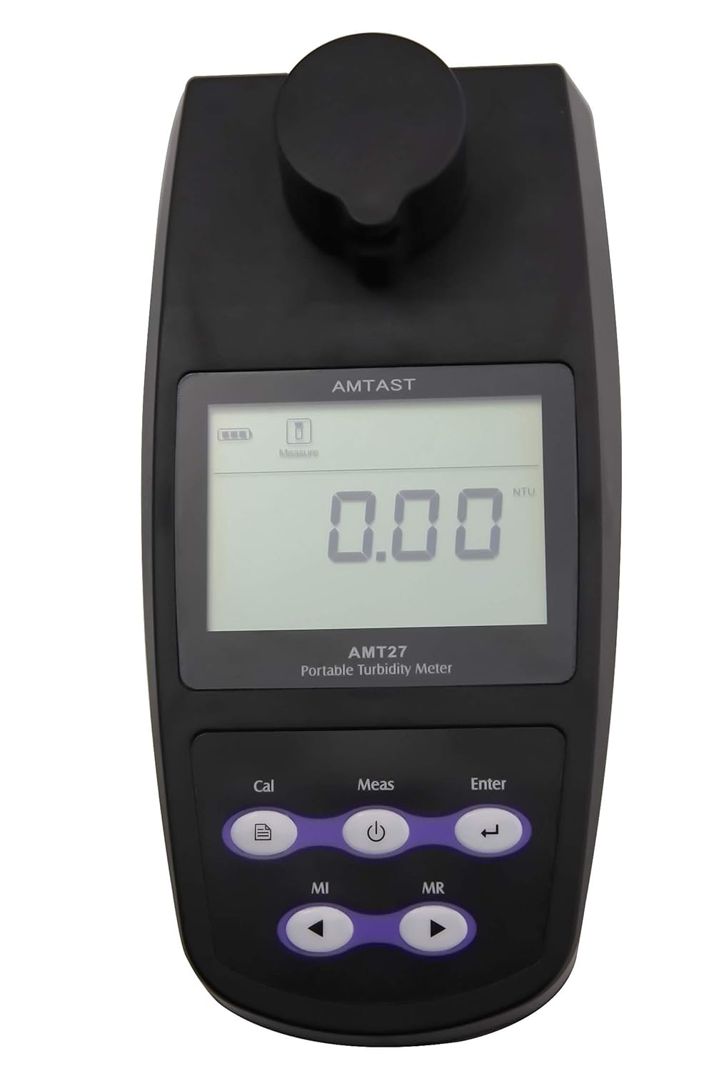 AMTAST Portable Turbidity Meter Kit Handheld Turbidity Tester with Carrying Case, Range: 0-19.99, 20.0-199.9, 200-1000NTU