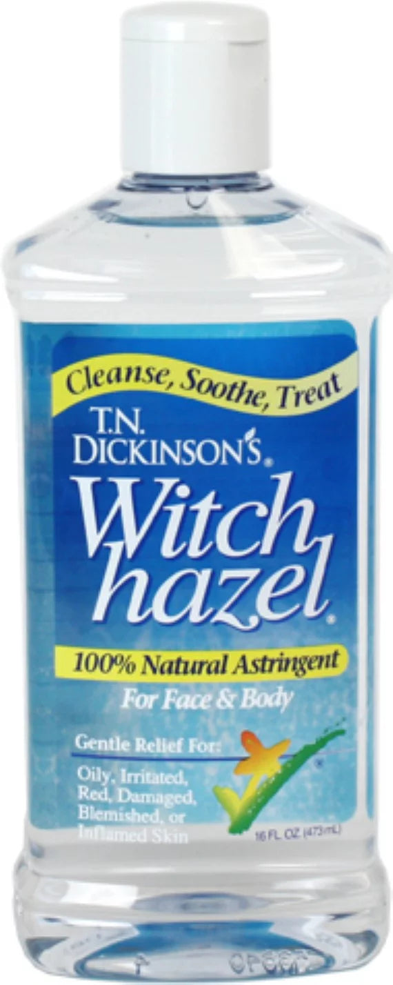 Dickinson's Witch Hazel All Natural Astringent 16 oz (Pack of 4)