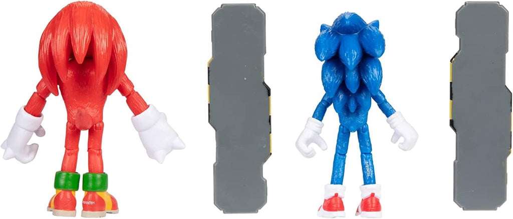 Sonic 2 Movie 4" Action Figure 2 Pack - Sonic & Knuckles I65678