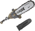 Sun Joe 10 inch 8.0 Amp Electric Multi-Angle Pole Chain Saw, SWJ803E-PRP, Purple